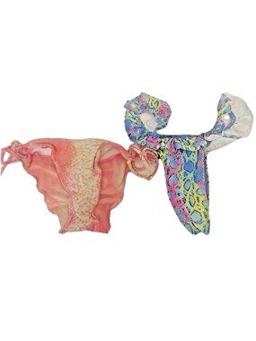 VIX Paula Hermanny Juicy Bikini Bottoms  S LOT OF 2 Beach Summer Love Island